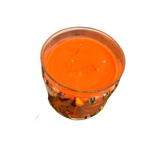 Partylite Golden Leaves SIGNATURE 3-wick JAR CANDLE BRAND NEW - Picture 4 of 4